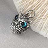 925 Silver 3D Eye Qwl Pendant Jewelry Gift
