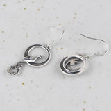 925 Silver Peacock Phoenix Earrings Vintage Dangle Drop Jewelry