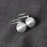 Real 925 Sterling Silver Beads Earrings for Women