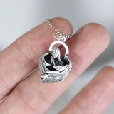 925 Pure Silver Angel Wing Pendant Thai Silver Jewelry