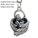 925 Pure Silver Angel Wing Pendant Thai Silver Jewelry
