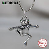 925 Silver Frog Pendant Unisex Thai Silver Jewelry