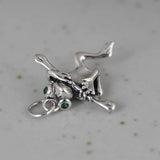 925 Silver Frog Pendant Unisex Thai Silver Jewelry
