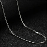 925 Silver Foxtail Chain Necklace 16-32 Inches