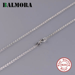 925 Silver Link Chains Necklaces 2mm 18-30 Inches