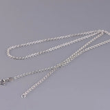 925 Silver Link Chains Necklaces 2mm 18-30 Inches