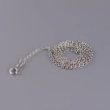 925 Silver Link Chains Necklaces 2mm 18-30 Inches