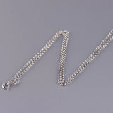 925 Silver Link Chains Necklaces 2mm 18-30 Inches