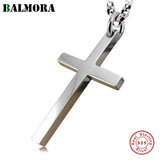 925 Silver Jesus Cross Pendant Necklace Christian Gift Jewelry
