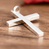 925 Silver Jesus Cross Pendant Necklace Christian Gift Jewelry