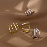S925 Silver Crystal Earrings Dangler for Women