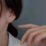 S925 Silver Crystal Earrings Dangler for Women