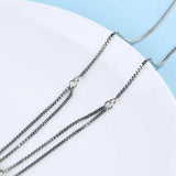 S925 Sterling Silver Vintage Star Necklace for Women - Geometric Star Jewelry