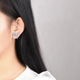 S925 Butterfly Earring For Women Girls, 3D Design, Dangler Jewelry Gift