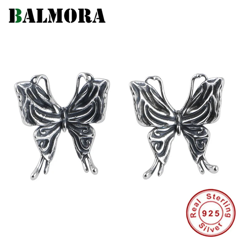 S925 Butterfly Earring For Women Girls, 3D Design, Dangler Jewelry Gift