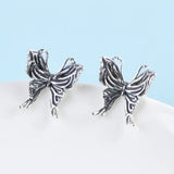 S925 Butterfly Earring For Women Girls, 3D Design, Dangler Jewelry Gift