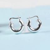 S925 Geometric U-shaped Earrings for Women - Dangle Daily Jewelry Gift