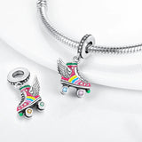 BAMELA 925 Silver Sport Charms for Bracelet DIY Jewelry