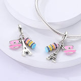 BAMELA 925 Silver Sport Charms for Bracelet DIY Jewelry