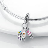 BAMELA 925 Silver Sport Charms for Bracelet DIY Jewelry