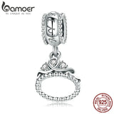 925 Silver Princess Crown Pendant Charm for Bracelet Necklace
