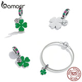 925 Silver Butterfly Flower Charm Pendant for Bracelet Women