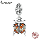 925 Silver Ladybug Pendant for Bracelet or Necklace