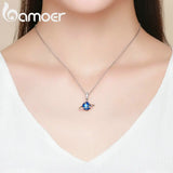 925 Silver Moon Star Pendant Enamel Charms SCC933