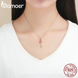925 Silver Heart Key Pendant for Bracelets DIY Jewelry