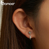 925 Silver Turquoise Ear Stud Dream Catcher Evil Eye Star Heart Earring Clip