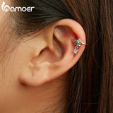 925 Silver Turquoise Ear Stud Dream Catcher Evil Eye Star Heart Earring Clip