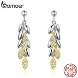 925 Silver Wheat Drop Earrings for Women BSE025
