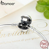 925 Silver Snowflake Clasp Snake Chain Bracelet DIY Jewelry