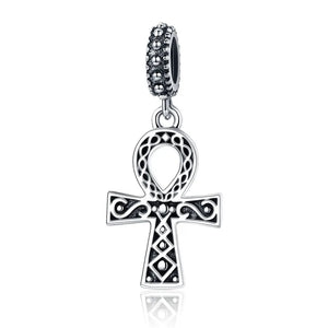 925 Sterling Silver Lucky Holy Guarding Pendant Charms for Bracelets Necklace