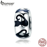 925 Silver Cat Nail Spacer Beads for Bracelet