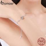 Sterling Silver Dancing Honey Bee Chain Link Bracelet
