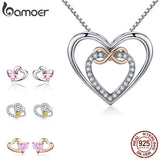 Heart Necklace for Women, 925 Silver
