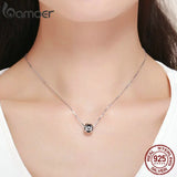 925 Sterling Silver Football Love Charm Bead for Bracelet Necklace SCC666