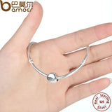 925 Silver Crystals Dad Charm Bracelet Bangle Father's Gift SCC006