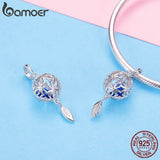 925 Silver Flower Charms Pendant for Bracelets DIY Jewelry
