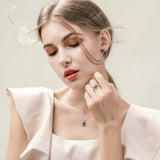 925 Silver Fairy Story Light Green CZ Pendant Necklace
