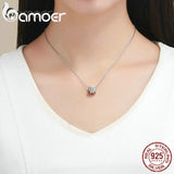 925 Silver Sun Meets Moon CZ Beads Charm for Bracelets DIY