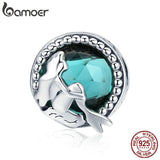 925 Silver Mermaid Missing Round Charms Beads DIY Jewelry