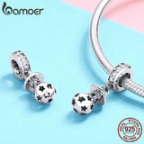 925 Silver Baby Pacifier & Star Pendant Charms for Bracelets SCC891