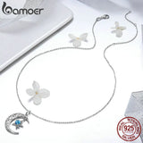 925 Silver Moon & Star Necklaces for Women SCN278
