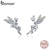 925 Silver Fairy Elf Stud Earrings BSE046