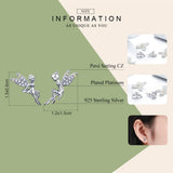 925 Silver Fairy Elf Stud Earrings BSE046