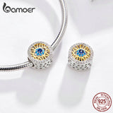 925 Sterling Silver Biocolor Guardian Eye Charm Bead