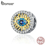 925 Sterling Silver Biocolor Guardian Eye Charm Bead