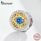 925 Sterling Silver Biocolor Guardian Eye Charm Bead